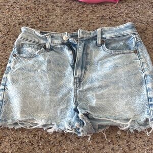 Denim Distressed Women's Shorts
